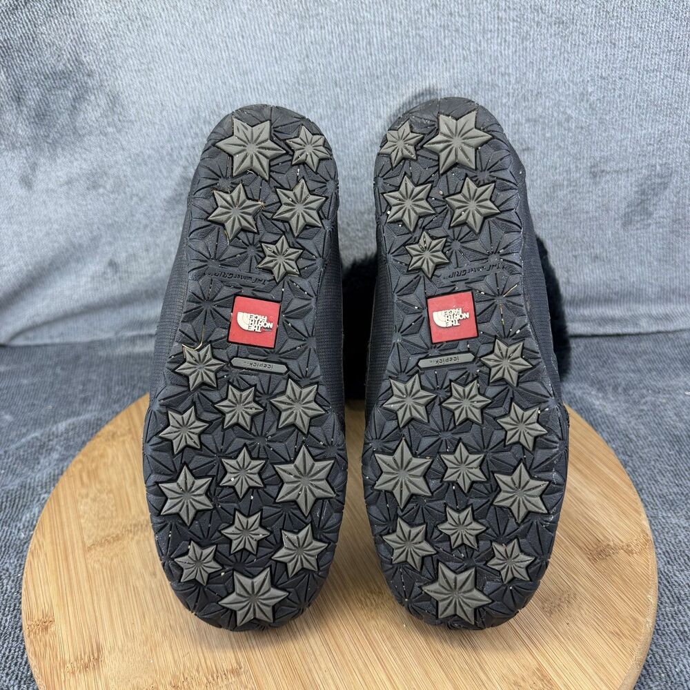 The North Face Boots Womens Size 6 Black Faux Fur Lined Winter Snow APPY FG4 - Picture 7 of 10